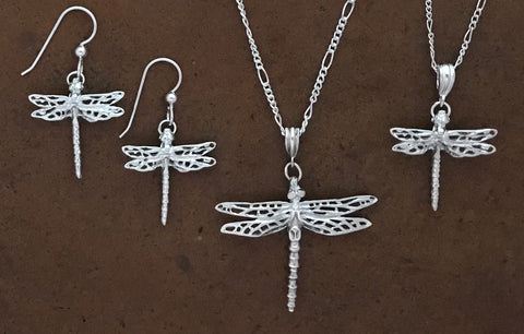 Lg Dragonfly Necklace