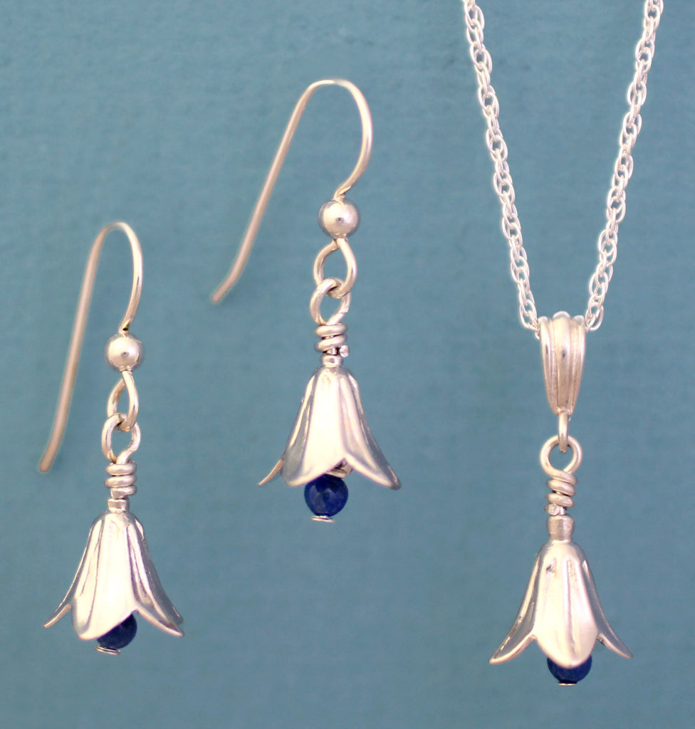 Sterling Silver Bluebell Jewelry