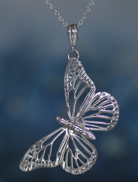 Sterling Silver Butterfly Jewelry artisan nature jewelry – Spruce