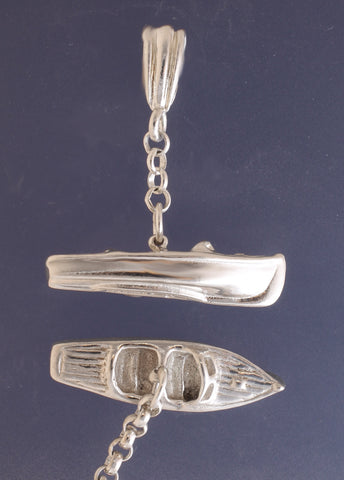 Chris Craft Necklace sterling silver