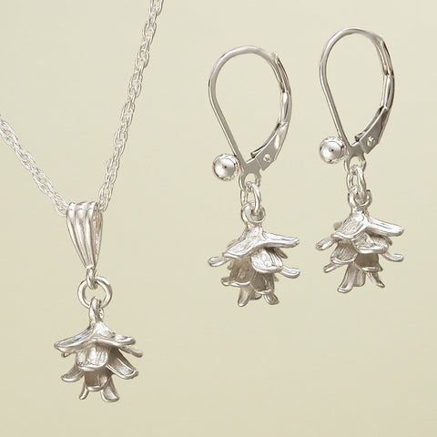 Spruce Pine Cone Jewelry - Sterling Silver