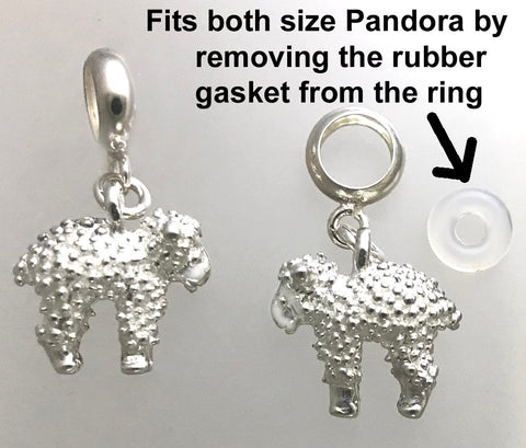 Sterling Silver Pandora Lamb Charm