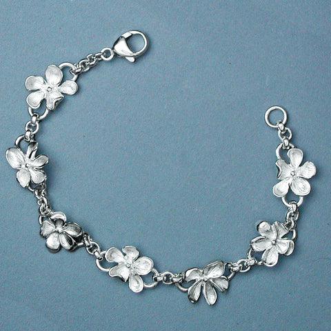 Wood Violet Bracelet - sterling silver