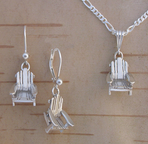 Sterling Silver Adirondack Chair Jewelry