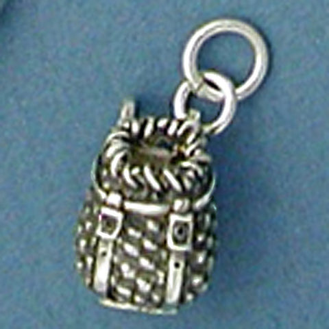 Sterling Silver Basket Charm