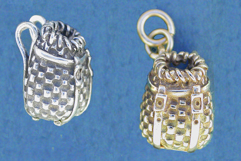 14kt Gold Basket Charm