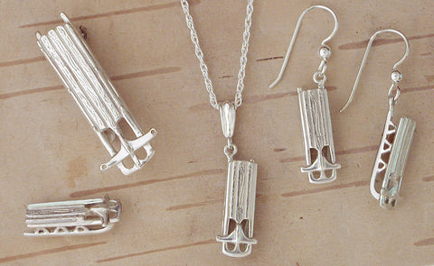 Sterling Silver Sled Jewelry