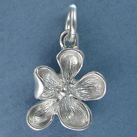 Sterling Silver Wood Violet Charm