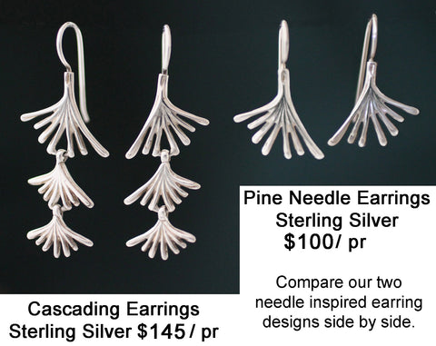 Cascading Earrings - Sterling Silver