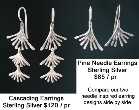 Cascading Earrings - Sterling Silver