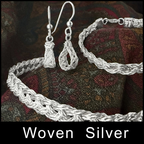 Woven Sterling Silver Jewelry