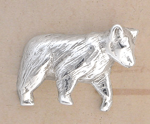 Sterling Silver Bear Pin