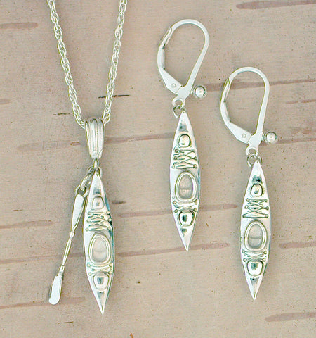 Kayak Jewelry - Sterling Silver