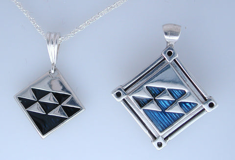 Sterling Silver Basket Quilt Jewelry
