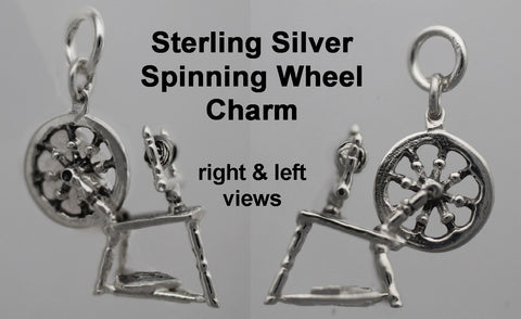Spinning Wheel Charm