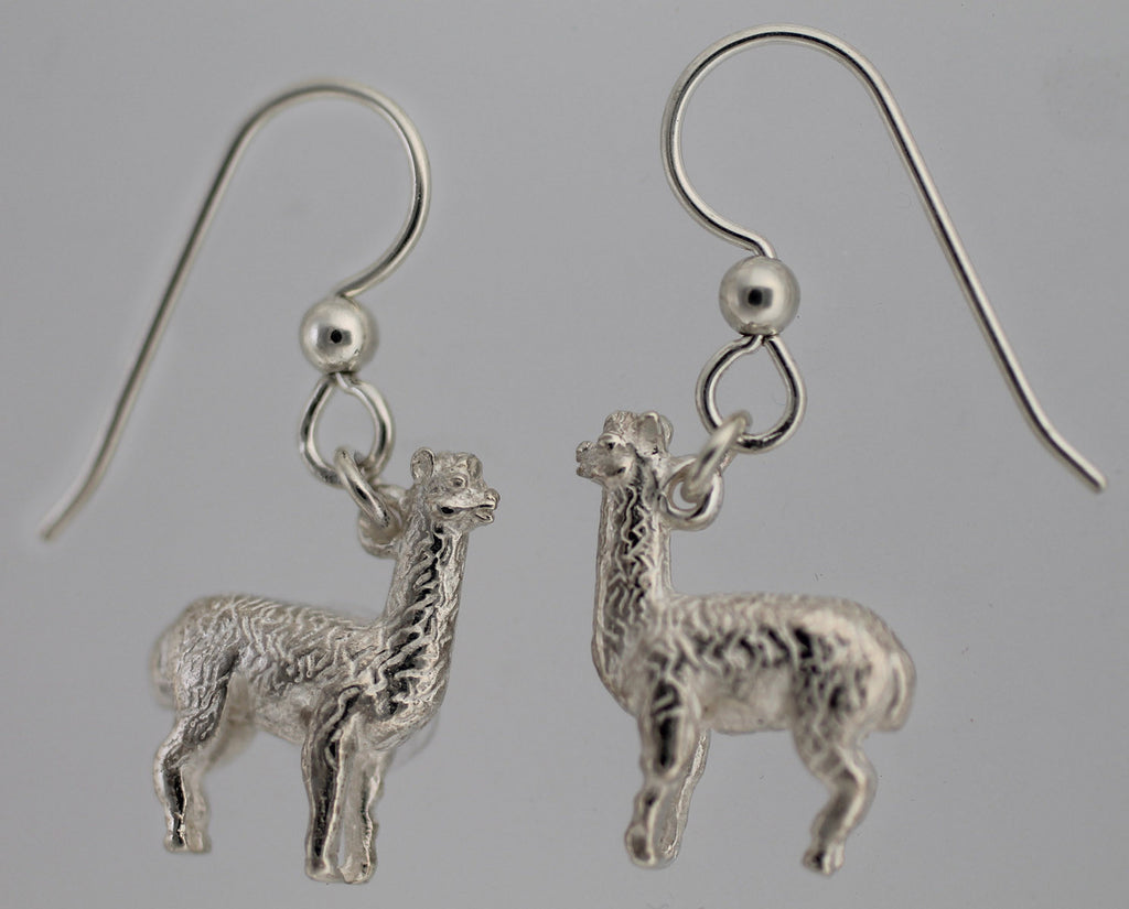 Origami Llama Earrings in Sterling Silver 925 by Jamber Jewels, Origami Alpaca Earrings, Mama Origami Llama Earrings in Sterling Silver 925 by Jamber Jewels, Origami Alpaca Earrings, Mama