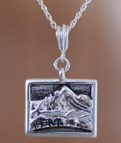 Whiteface Mountain Necklace - sterling silver