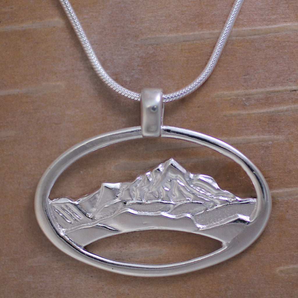 Mountain Necklace, Silver Mountain, Adventure Time – Geniune Jewellery