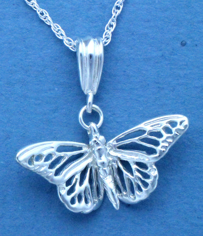 Butterfly Necklace sterling silver