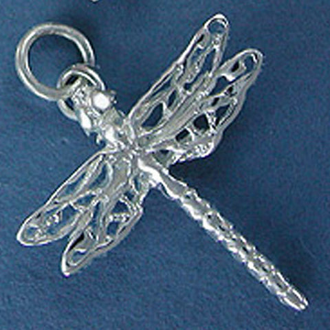 Dragonfly Charm - Sterling Silver