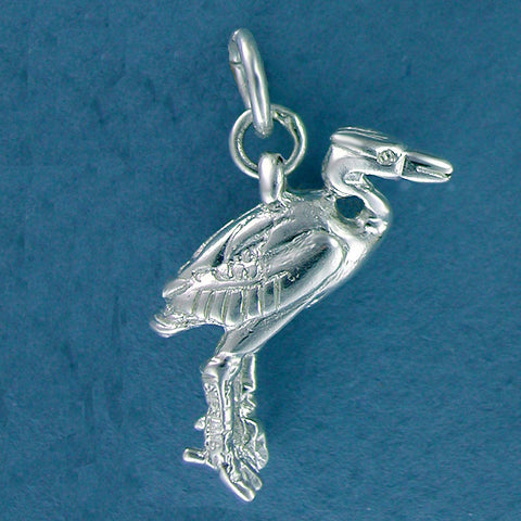 Sterling Silver Blue Heron Charm