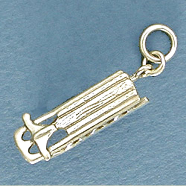 Sterling Silver Flexible Flyer Sled Charm